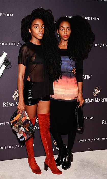 <b>TK Wonder and Cipriana Quann</b>
<br>These two are challenging Mary-Kate and Ashley for the title of coolest twins in fashion! The co-founders of popular fashion and lifestyle blog Urban Bush Babes are also signed to IMG modeling agency.
<br>
<br>
Photo: Getty Images