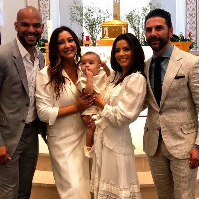 Santiago Baston and his godparents