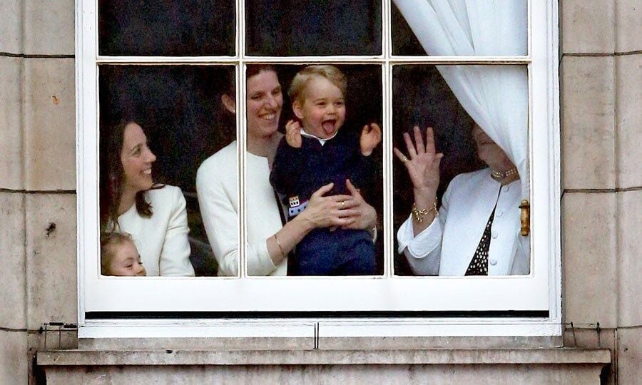 Trooping the Colour Prince George window view 2015