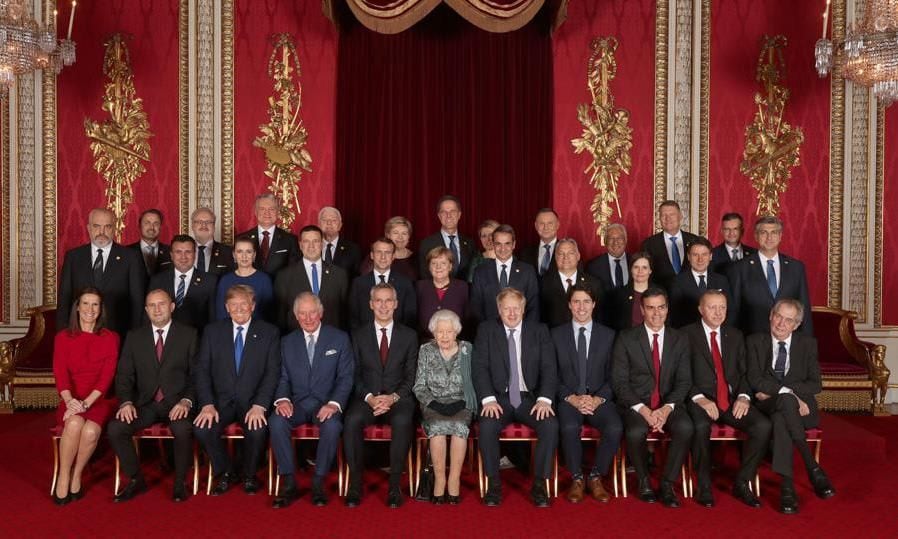 Queen Elizabeth hosted reception for NATO leaders