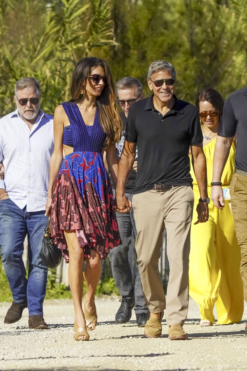 George Clooney and his wife Amal enjoyed a romantic weekend getaway in Saint-Tropez