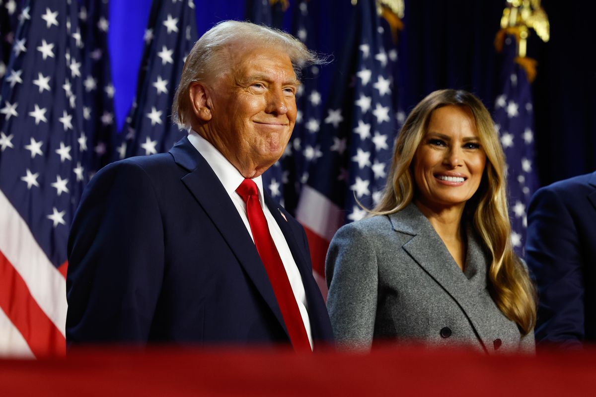 President Donald Trump and first lady Melania Trump 