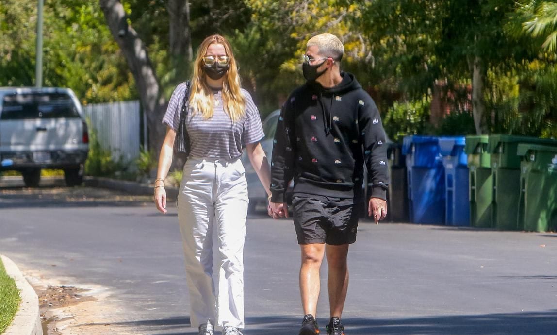 Sophie Turner and Joe Jonas seen out for the first time since becoming parents