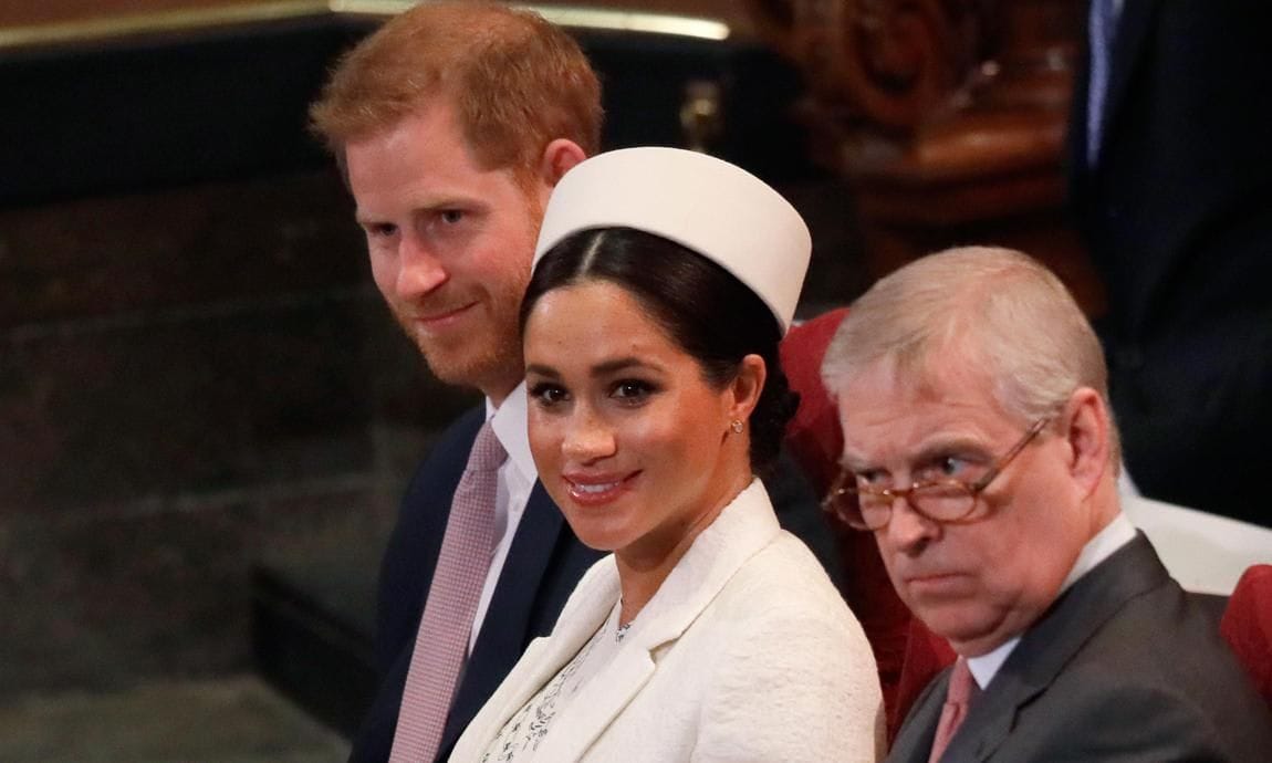 The palace has removed Prince Andrew and the Sussexes' social media accounts from the royal family's official website