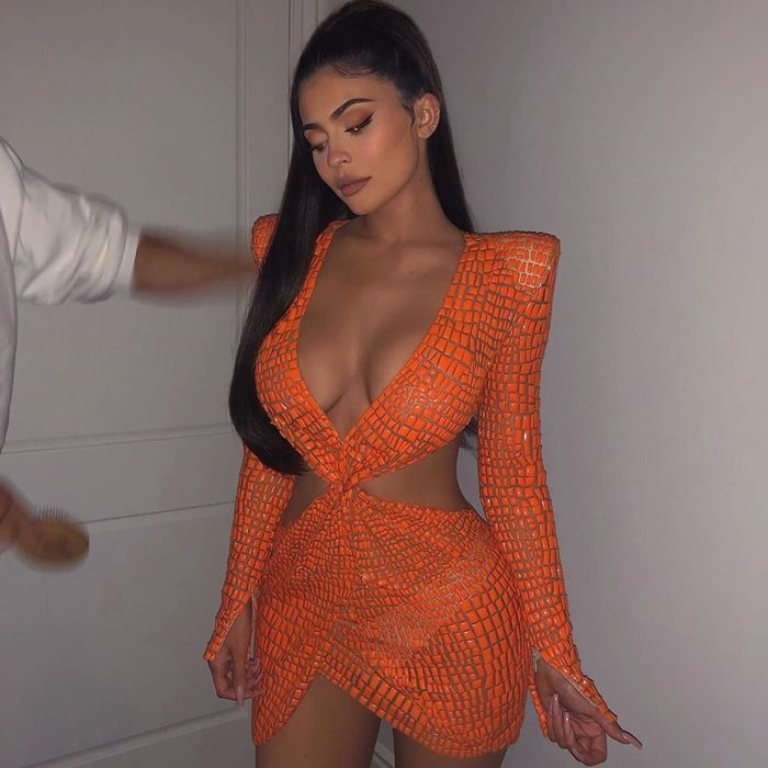 Kylie Jenner Julien Macdonald dress