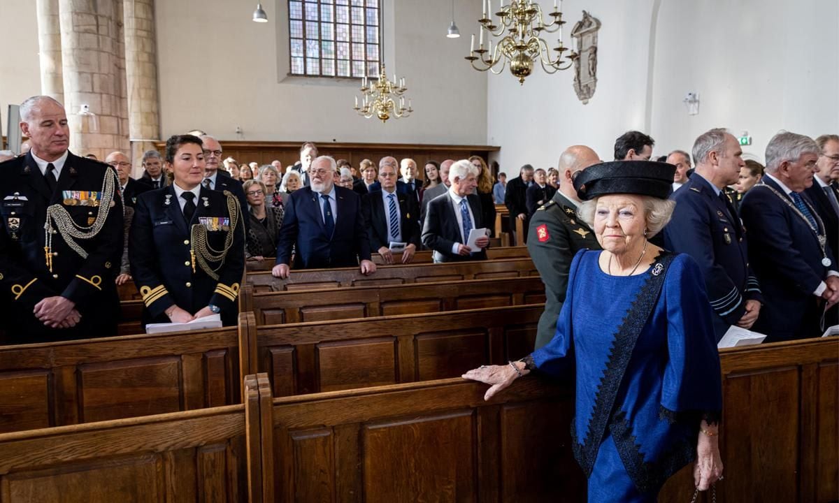 Princess Beatrix Of The Netherlands Attends The 80th Commemoration Of Java Sega Battle 26 In The Hague