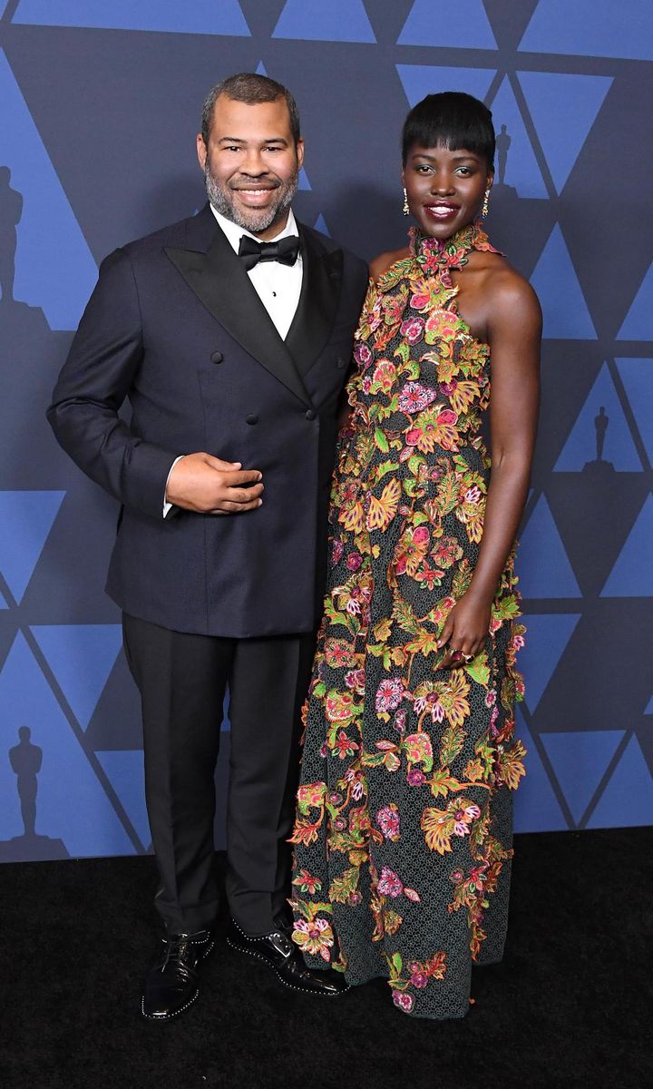 Jordan Peele and Lupita Nyong'o