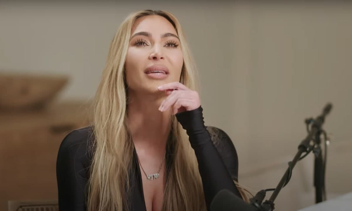 Kim Kardashian was brought to tears while talking about Kanye West on the Angie Martinez IRL podcast