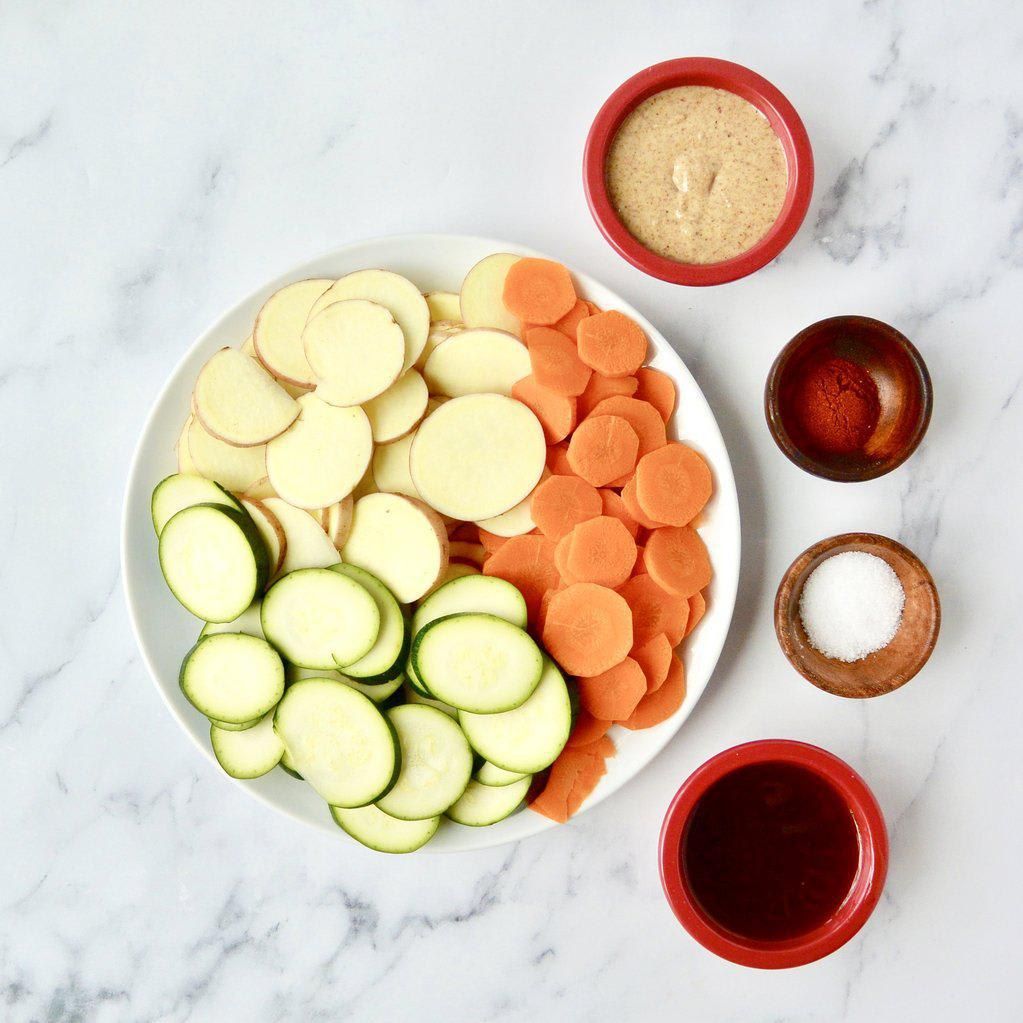 Almond Butter Veggie Chips by NutraMilk