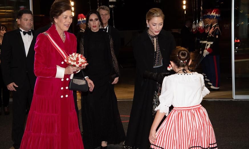 Princess Caroline and daughters in law Beatrice Borromeo and Tatiana Casiraghi