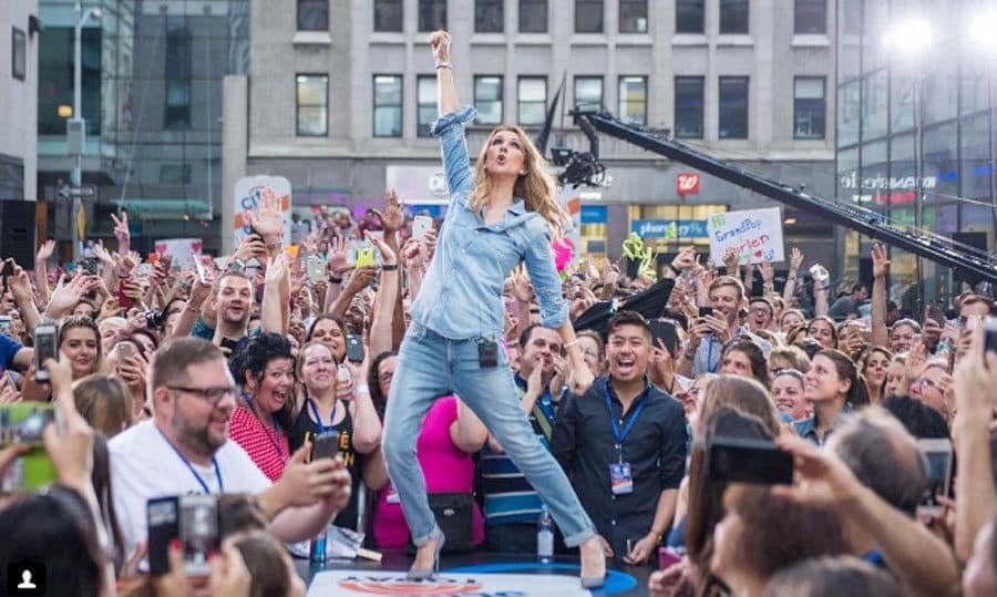 Even in the early morning, the singer made comfy look stylish as she rehearsed for her <i>Today</i> show concert wearing a denim getup.
<br>
Photo: Nathan Congleton/TODAY via Instagram