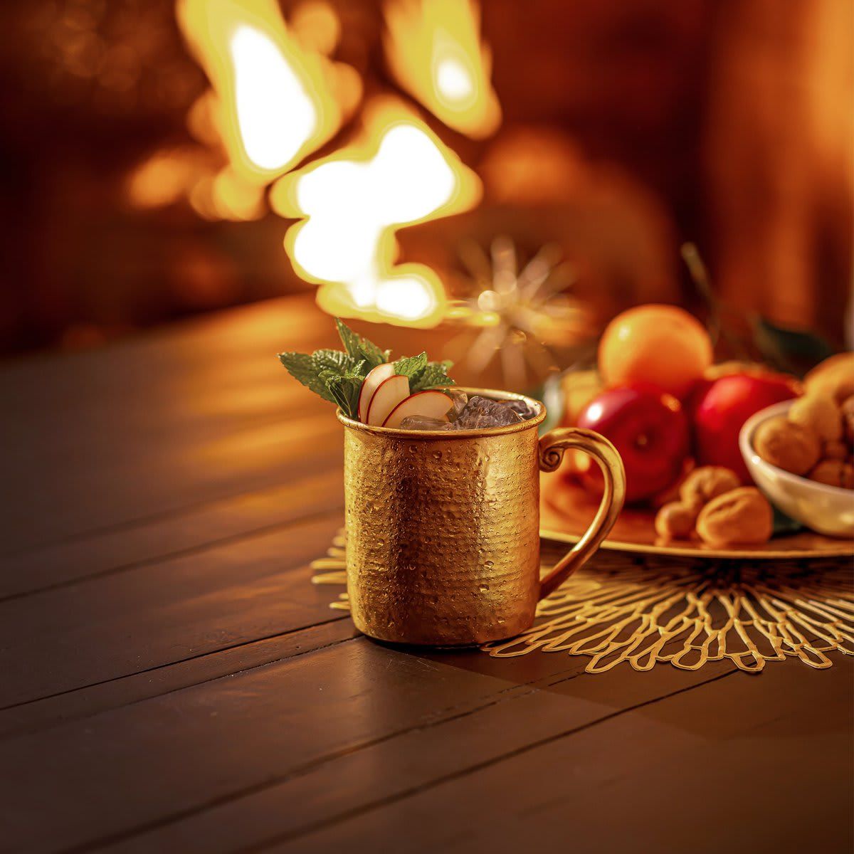 Spiced Apple Cider Mule