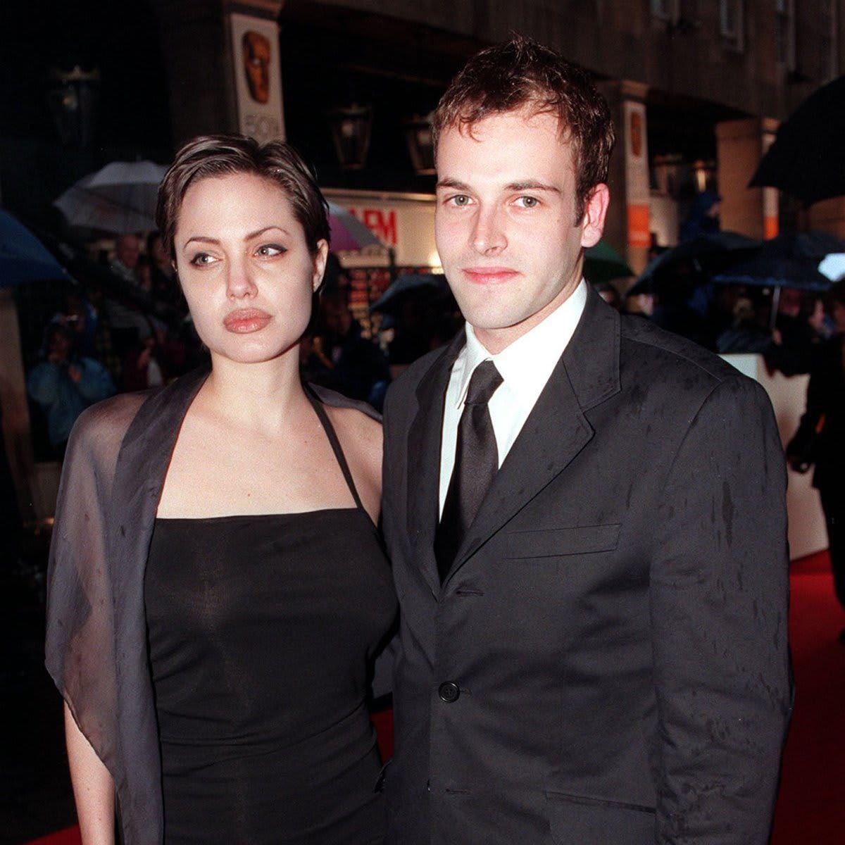 Jonny Lee Miller & Angelina Jolie BAFTA