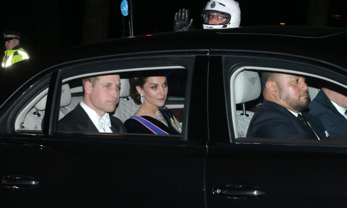 Kate Middleton dazzles in tiara at palace