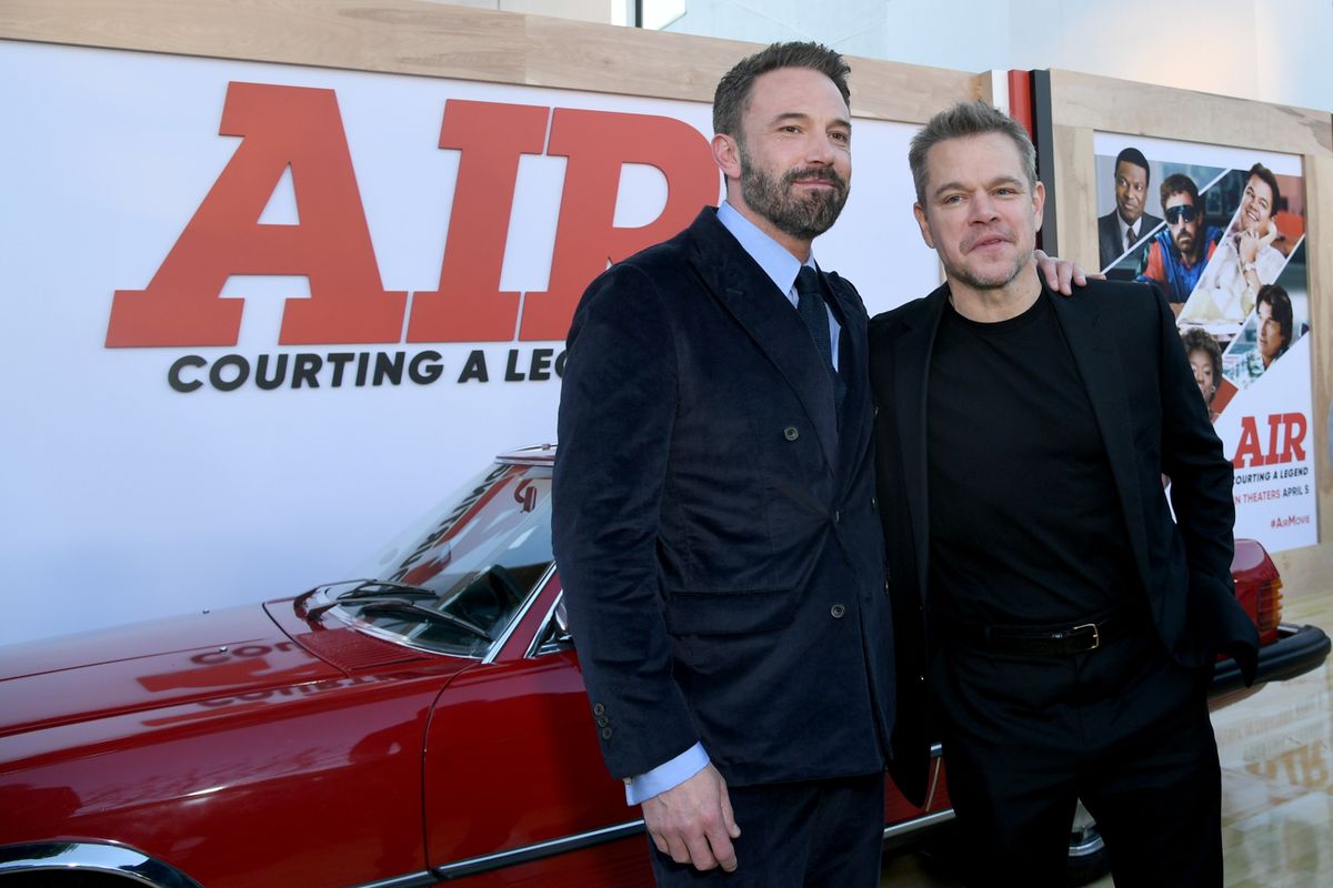  Ben Affleck and Matt Damon attend Amazon Studios' World Premiere Of "AIR" 