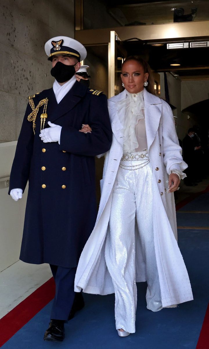 Jennifer Lopez at Inauguration Day