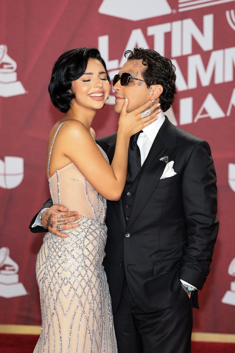 Angela Aguilar and Christian Nodal