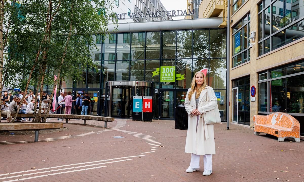 Queen Maxima's eldest child is enrolled in the Politics, Psychology, Law and Economics (PPLE) Bachelor's program at the University of Amsterdam.