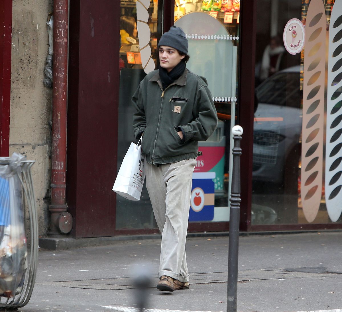 Jack Depp, Johnny Depp's 22-year-old son, in Paris.