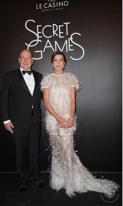 Monaco royals attend casino night