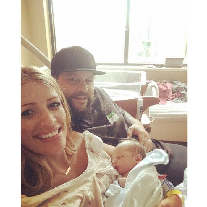<b>Hattie Bowles</b>
Zac Brown Band's Coy Bowles welcomed his first child, a girl, with wife Kylie on October 21. The country singer took to Instagram to share a photo of his little family at the hospital writing, "Hattie Bowles made her way to planet earth at 12:21 am on 10/21/16. On her due date. She's a punctual girl. Mother and baby are happy and healthy. Life is good. And the journey begins."
Photo: Instagram/@coybowles