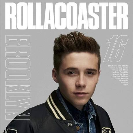 <a href="https://us.hellomagazine.com/tags/1/brooklyn-beckham/"><strong>Brooklyn Beckham</strong></a>
Brooklyn made his debut in March 2014 when he landed the cover of Man About Town magazine, soon after that he fronted The New York Times' T and most recently the mag Rollercoaster.
<br>
Photo: James White for Rollercoaster magazine