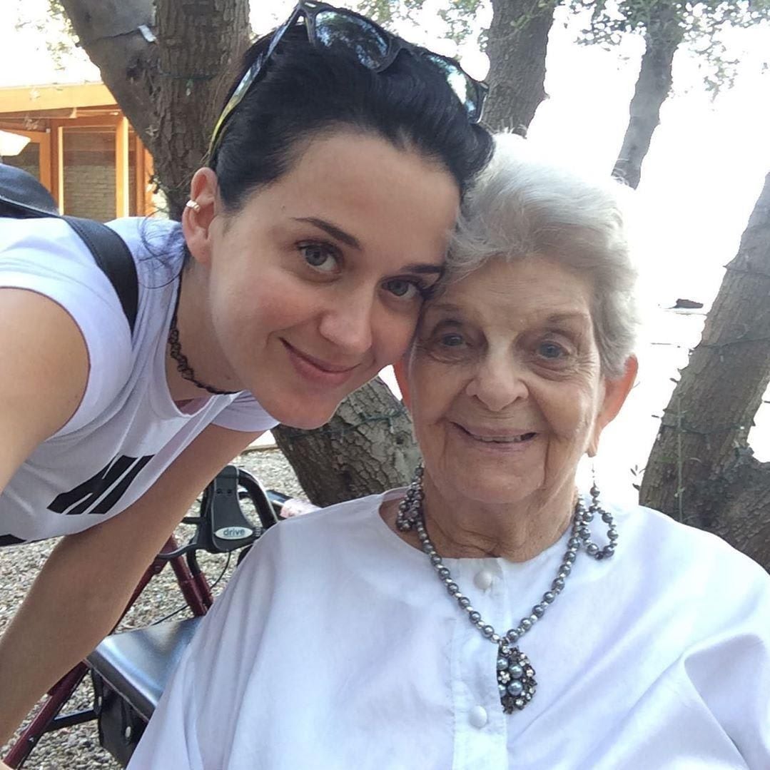 Katy Perry and her grandmother