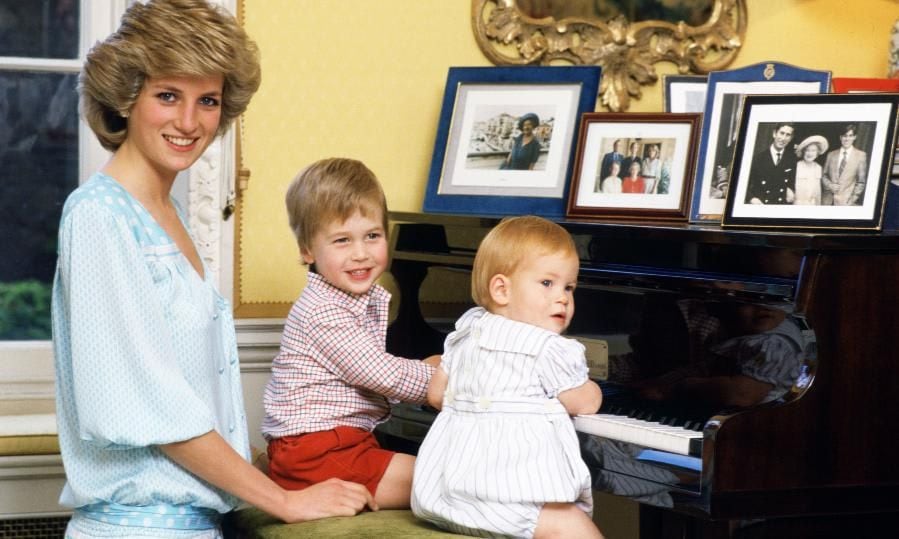 Princess Diana sons piano