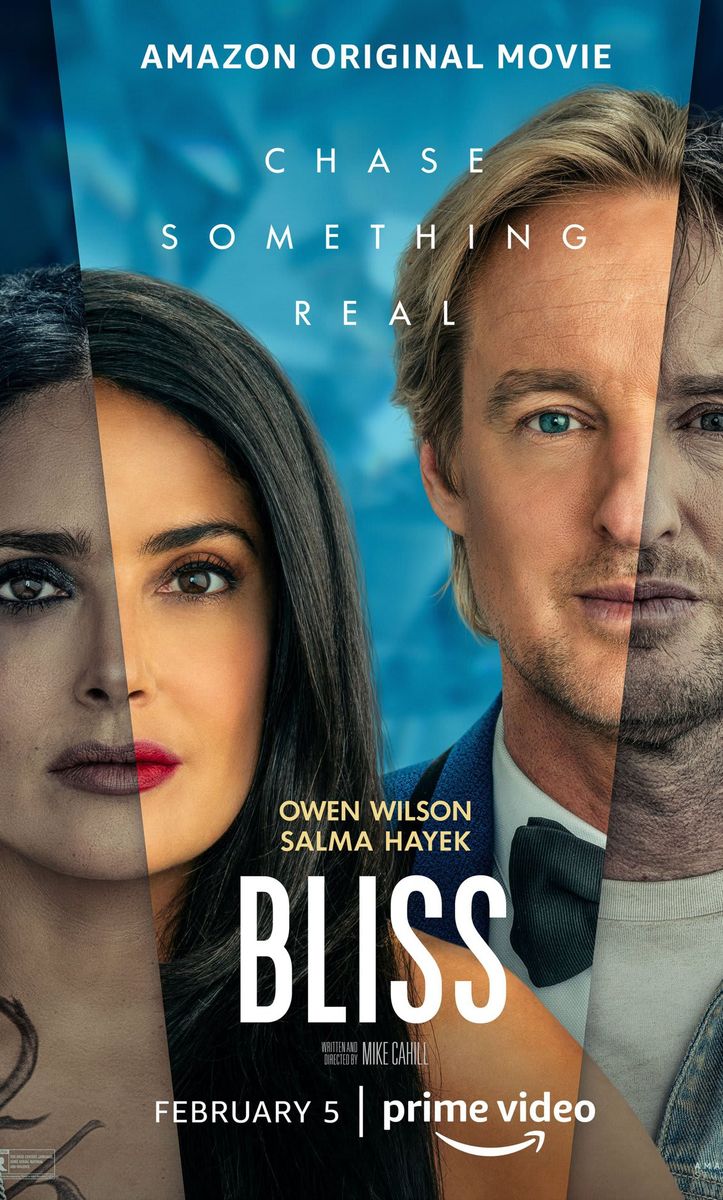 Salma Hayek and Owen Wilson star in BLISS movie poster