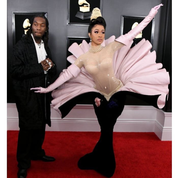 cardi b style grammys