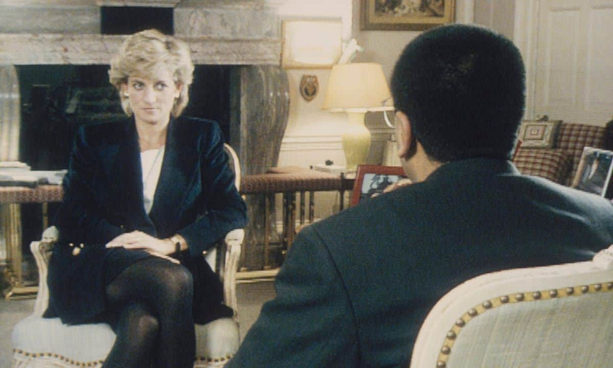 Princess Diana Being Interviewed