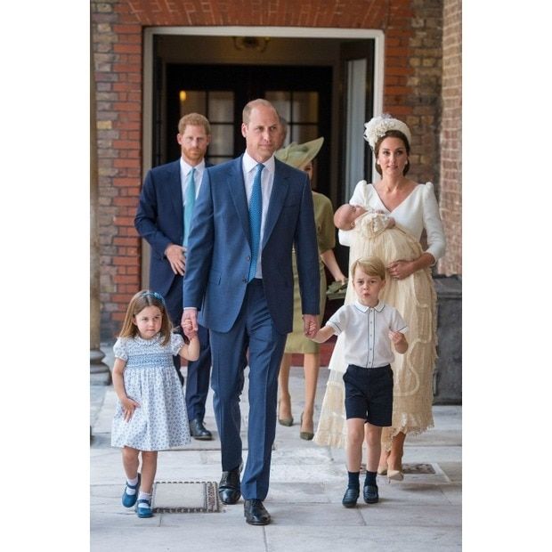 Catherine went to the christening with her husband Prince William and their other two children Prince George and Princess Charlotte, who were their usual adorable-selves. The outing marked the first time the five-some appeared in public together.
Photo: Dominic Lipinski - WPA Pool/Getty Images