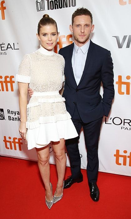 Newlyweds Kate Mara and Jamie Bell were a picture perfect couple on the <I>Film Stars Don't Die in Liverpool</I> red carpet at Roy Thomson Hall.
Photo: Walter McBride/FilmMagic
Photo: