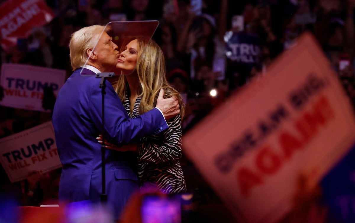 Trump' Rally at Madison Square Garden in New York City, United States - 27 Oct 2024