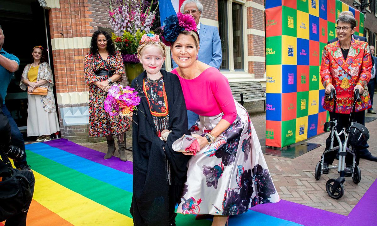 Queen Maxima Of The Netherlands Opens The Viva La Frida Exhibition In Assen