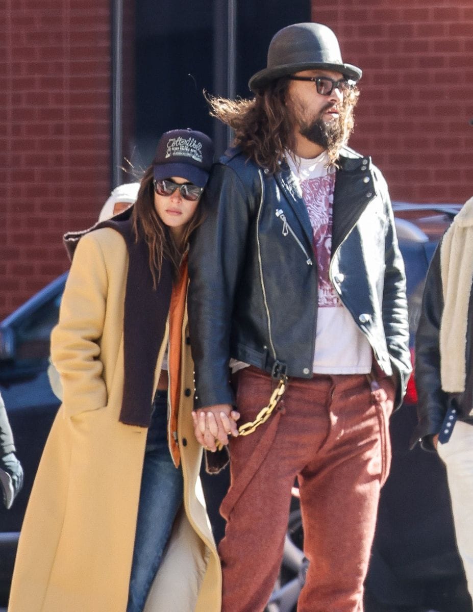 Jason Momoa & Adria Arjona’s romantic Valentine’s weekend in NYC