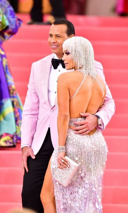 Jennifer Lopez and Alex Rodriguez at 2019 Met Gala