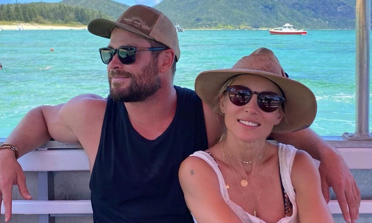 Vacaciones de Elsa Pataky y Chris Hemsworth