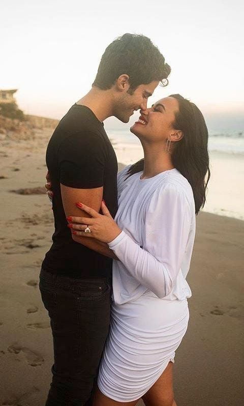 Demi Lovato shares photos of the exact moment fiancé Max Ehrich proposed, plus new detail revealed