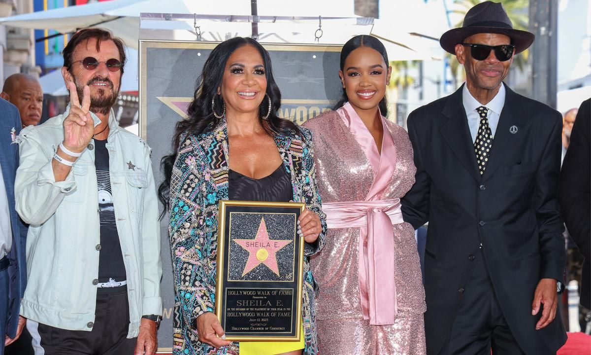 Sheila E. Honored With Star On Hollywood Walk Of Fame