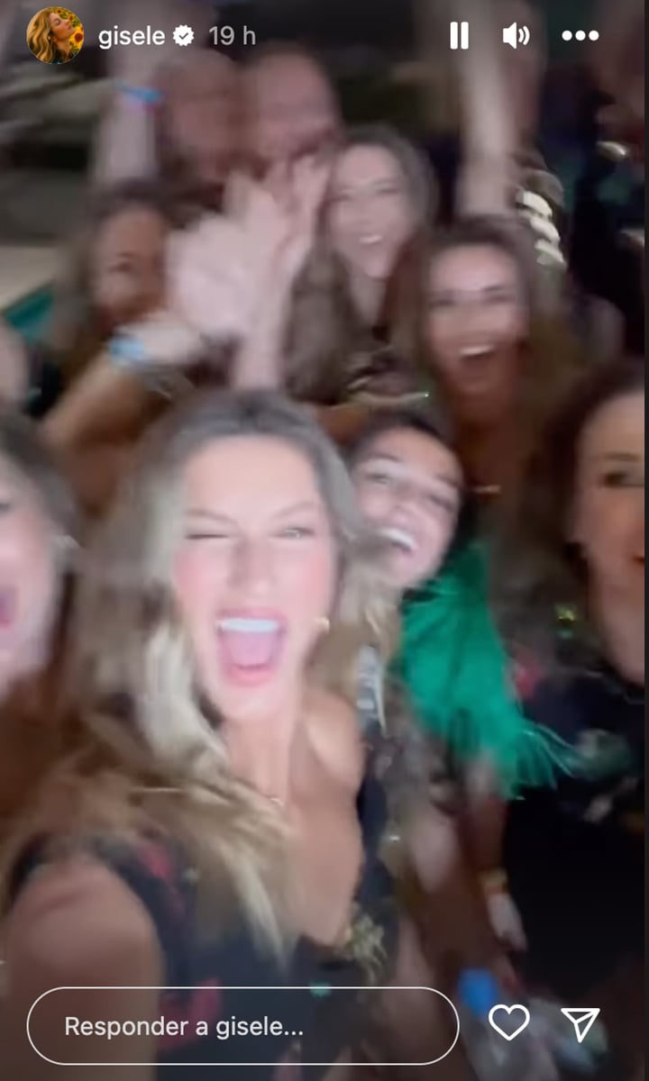 Gisele at the Rio Carnival in Brazil