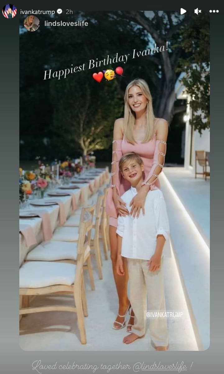 Ivanka and her son