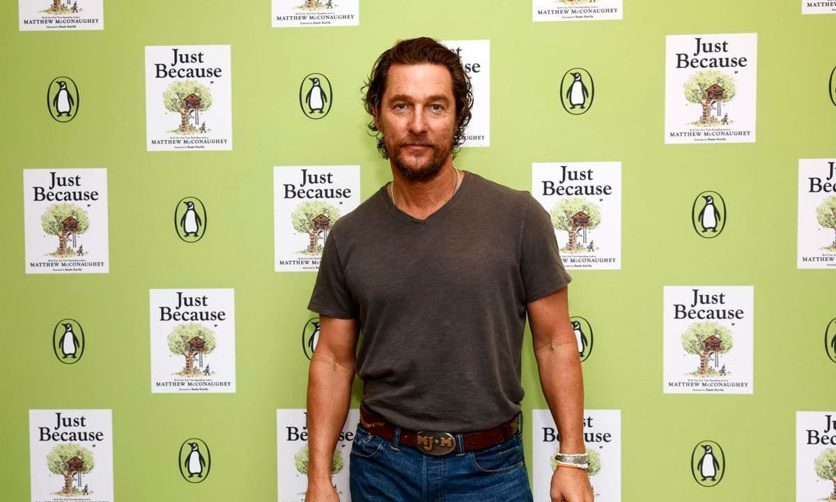 Matthew McConaughey Celebrates Release Of "Just Because"