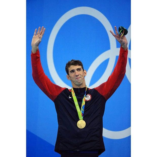 The champion took home six medals during his final Olympic Games.
<br>
Photo: Vaughn Ridley/Getty Images