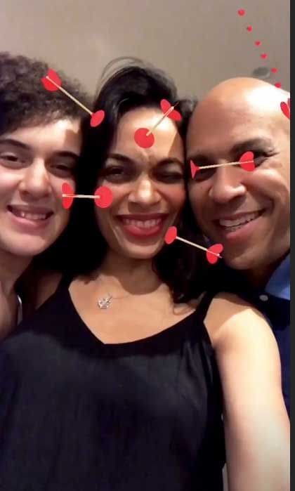 rosario dawson family