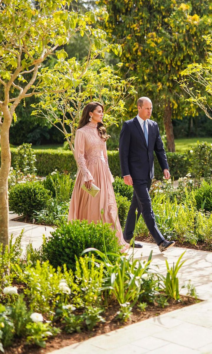 The Prince and Princess of Wales traveled to Jordan for the royal wedding. Other guests included...