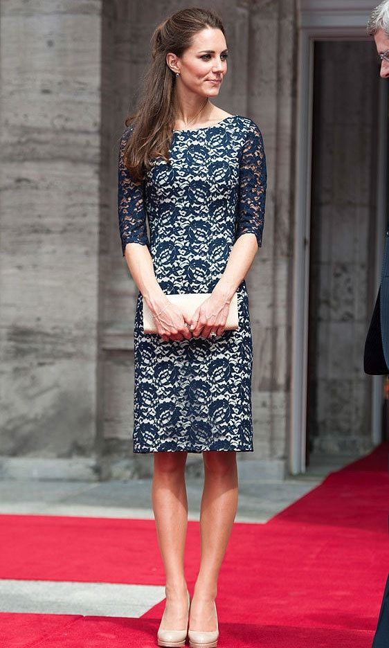 <b>Erdem: Canada</b>
<br>
Kate wore this eye-catching yet demure dress for her and William's arrival to Canada on the first day of their North America tour in 2011.
<br>
Her decision to embark on her first official tour as the Duchess of Cambridge without the services of a stylist or dresser was initially seen as risky. However, the charming royal proved to be sartorially savvy as soon as she touched down, cleverly uniting nations with a style statement on her first day in Ottawa: this design by Canadian-born, British-based Erdem Moralioglu.
<br><br>
Photo: Samir Hussein/WireImage