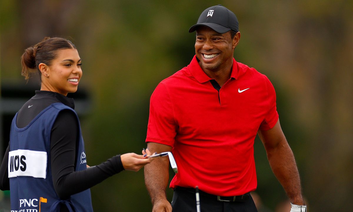 Woods is one of his daughter's biggest supporters 