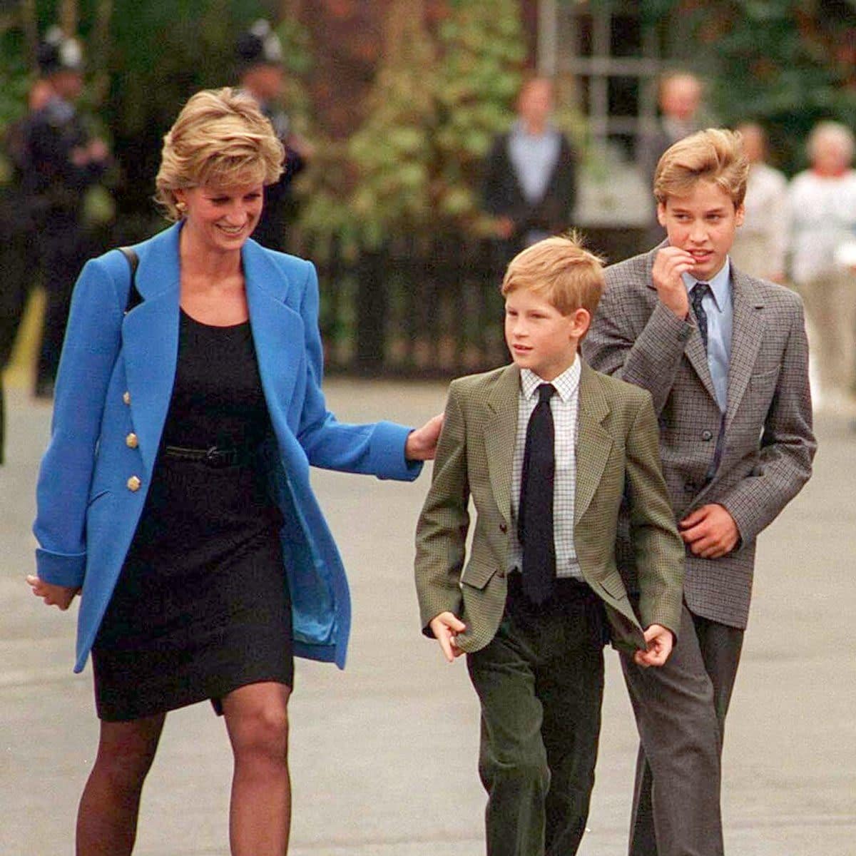 Diana And Sons William and Harry