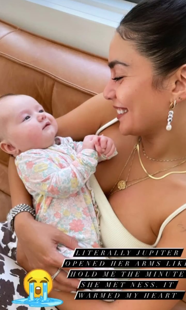 Vanessa Hudgens meets Ashley Tisdale's 2 month old daughter Jupiter